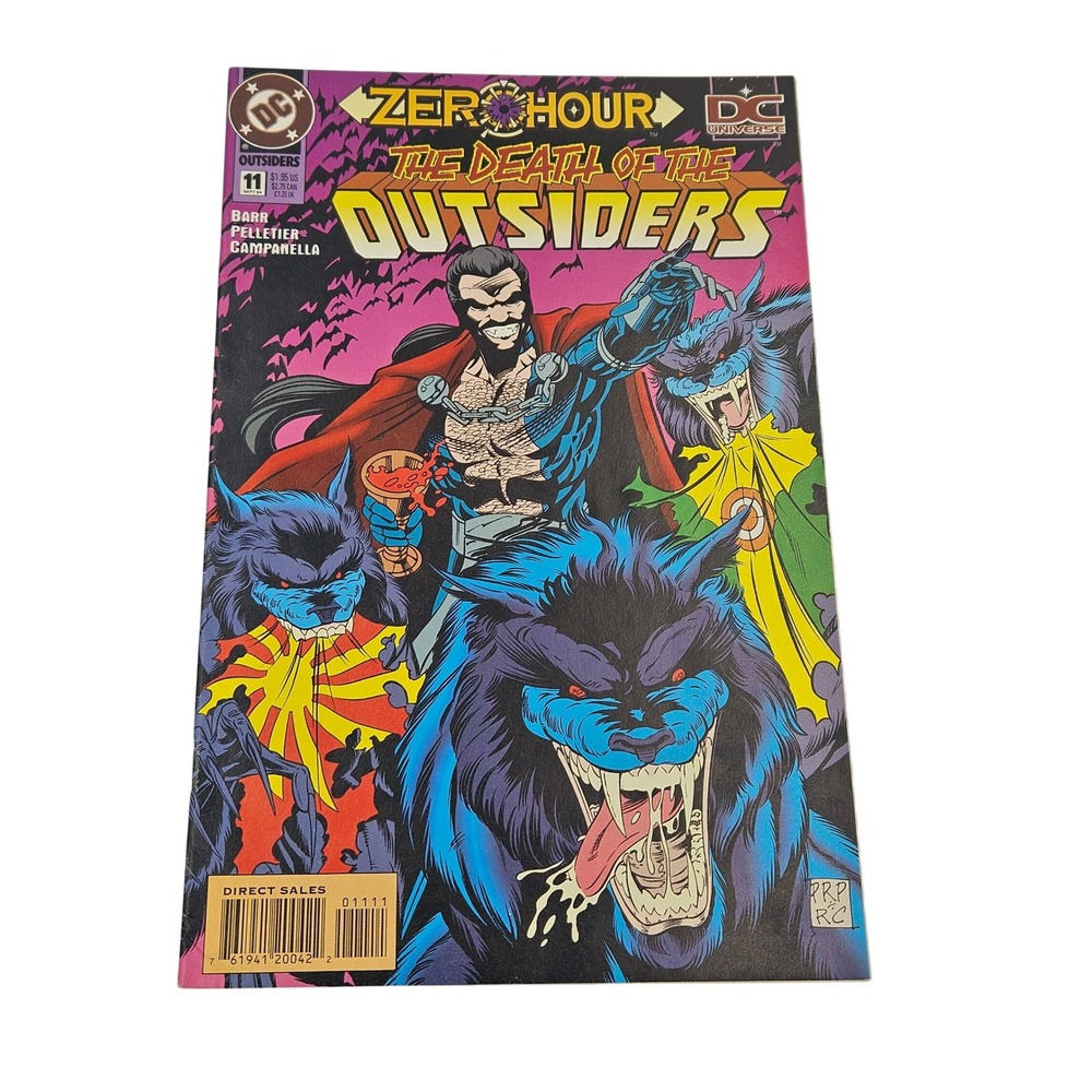 DC Comics The Outsiders‎ #11 Zero Hour Death of the Outsiders Comic Book
